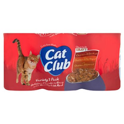 Picture of Cat Club VarChunks Gravy 3pk 400g  x8